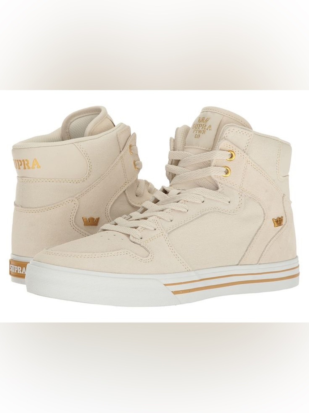 Supra - Vaider (off-white/white) Skate Shoes | ModeSens